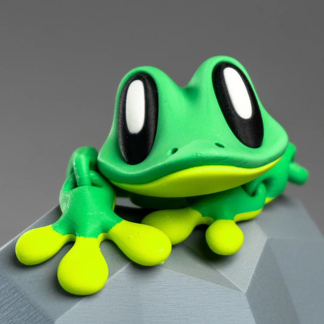 Gecko - figurine animal imprimée en 3D, statuette déco — impression 3D par Manu3D