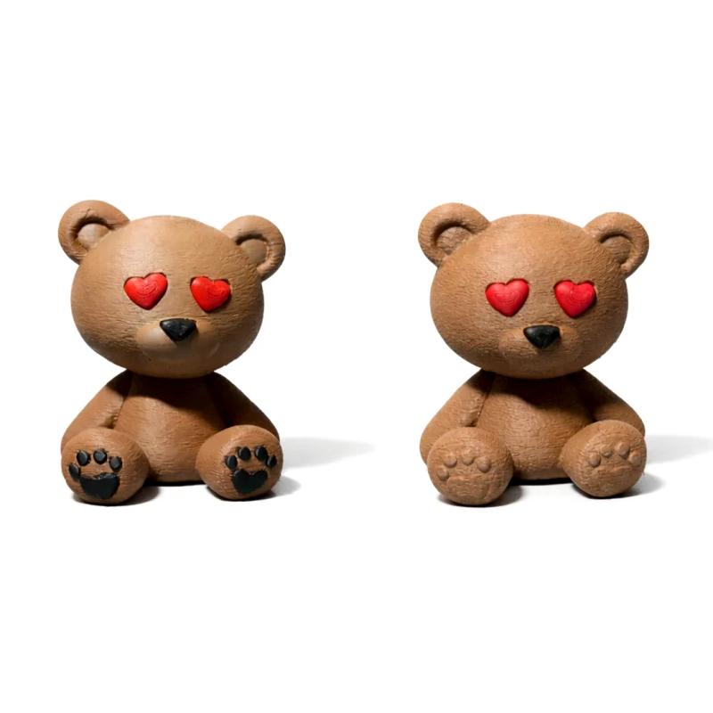 Ours Mignon - figurine animal imprimée en 3D, statuette déco