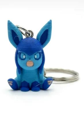 Givrali - porte-cle impression 3D, accessoire sac, petit cadeau geek — impression 3D par Manu3D