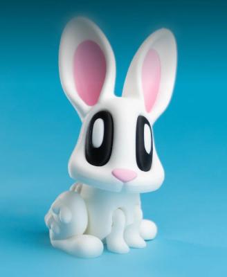 Lapin - figurine animal imprimée en 3D, statuette déco — impression 3D par Manu3D