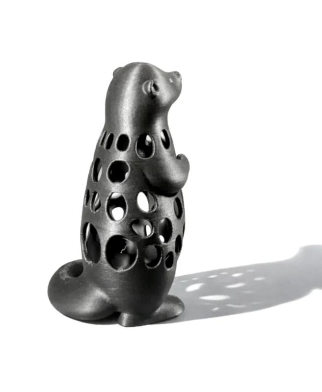 Loutre - figurine animal imprimée en 3D, statuette déco
