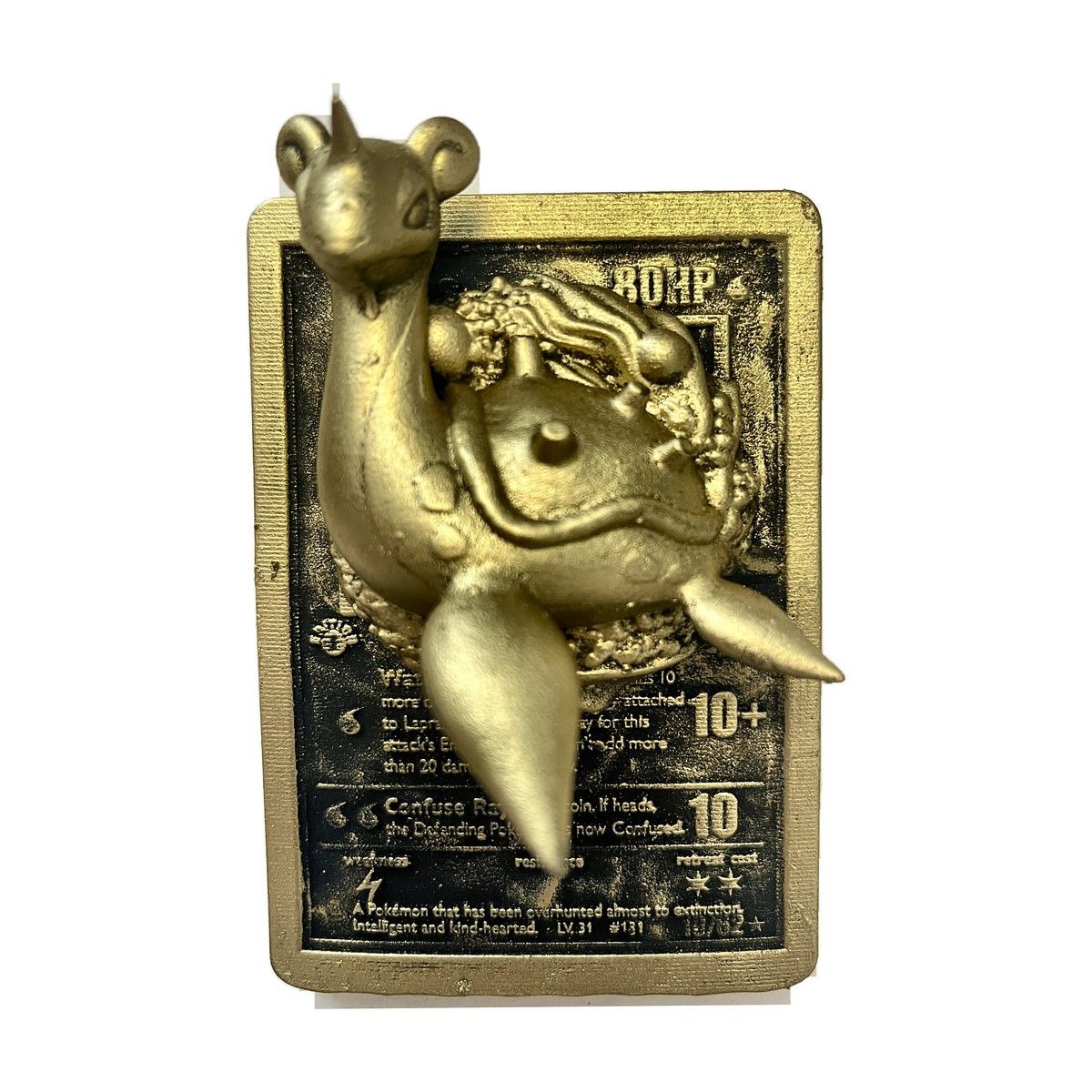 Lokhlass / Laprass - carte en relief impression 3D, deco murale geek, cadeau gamer collection, photo 2