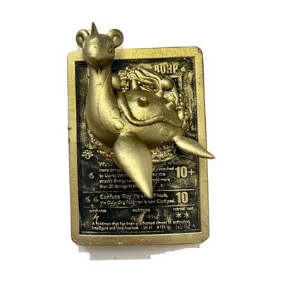 Lokhlass / Laprass - carte en relief impression 3D, deco murale geek, cadeau gamer collection — impression 3D résine par Manu3D