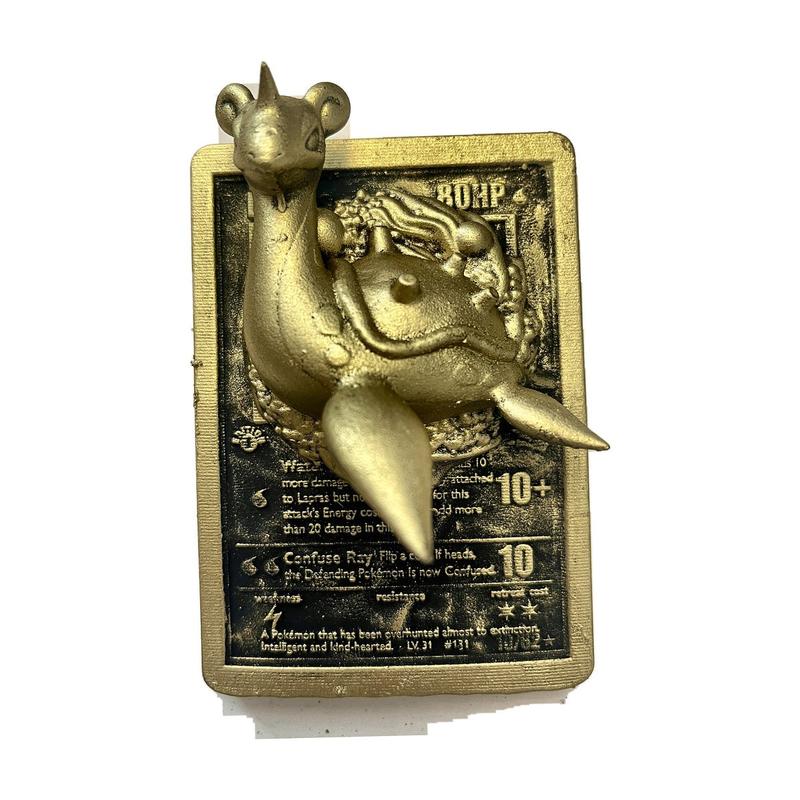Lokhlass / Laprass - carte en relief impression 3D, deco murale geek, cadeau gamer collection