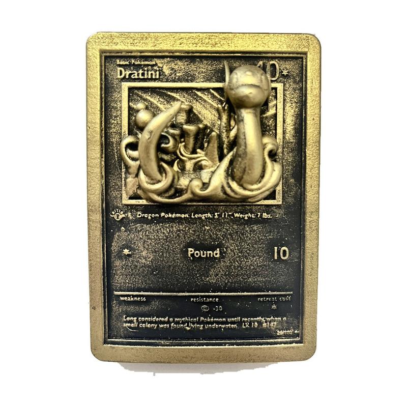 Minidraco - carte en relief edition doree impression 3D, deco murale geek, cadeau gamer collection