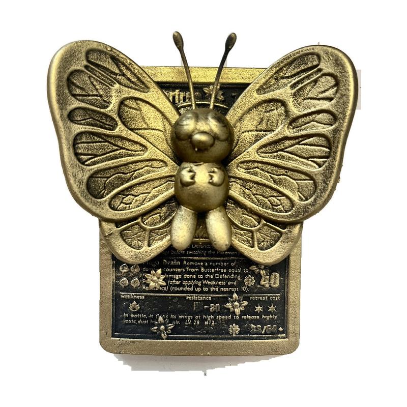 Papilusion - carte en relief impression 3D, deco murale geek, cadeau gamer collection