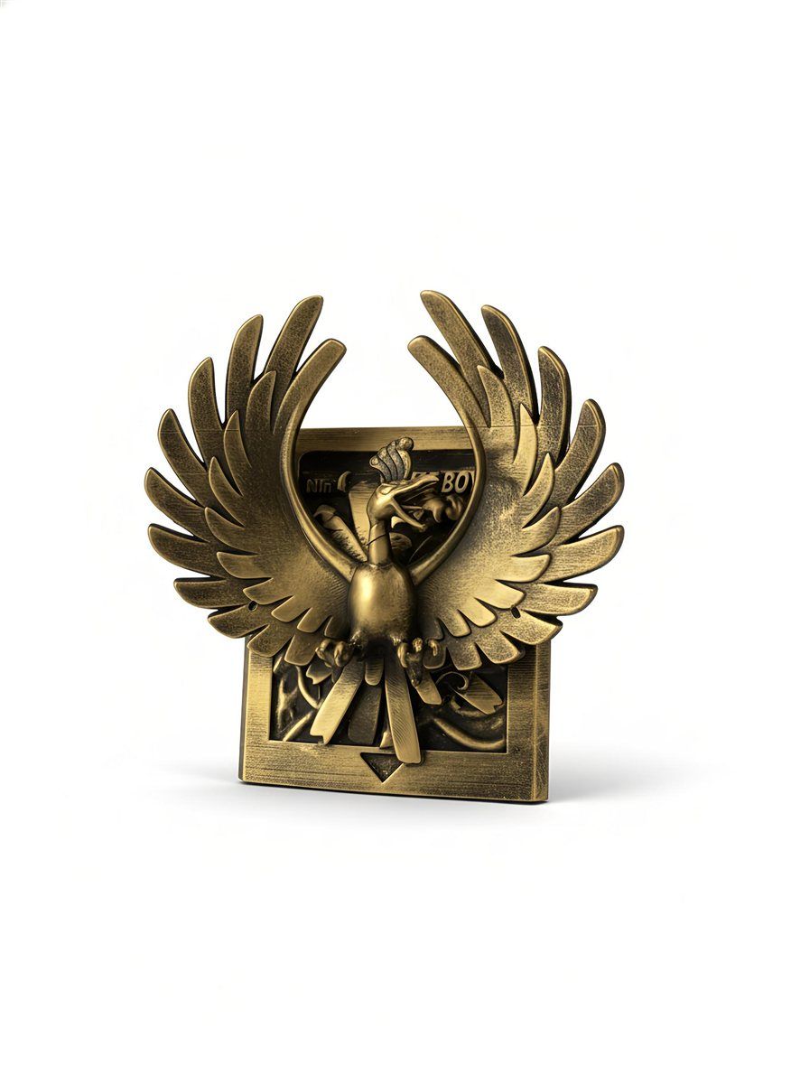 Ho-Oh - cartouche retro en relief, deco murale gaming, cadeau geek collection, photo 3