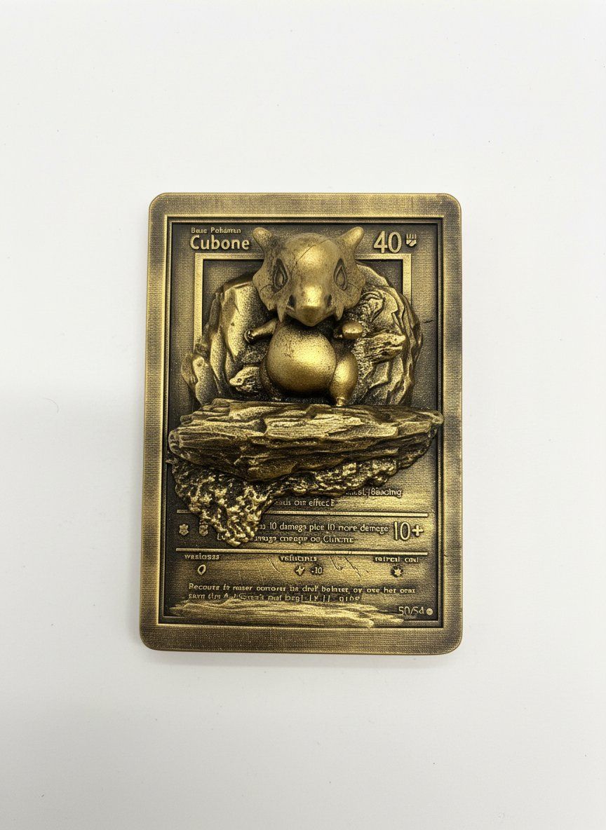 Osselait - carte en relief edition doree impression 3D, deco murale geek, cadeau gamer collection, photo 4