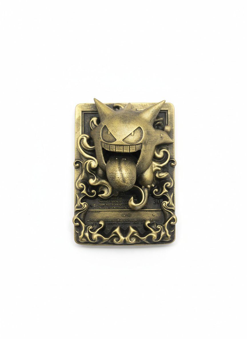 Ectoplasma - carte en relief impression 3D, deco murale geek, cadeau gamer collection, photo 4