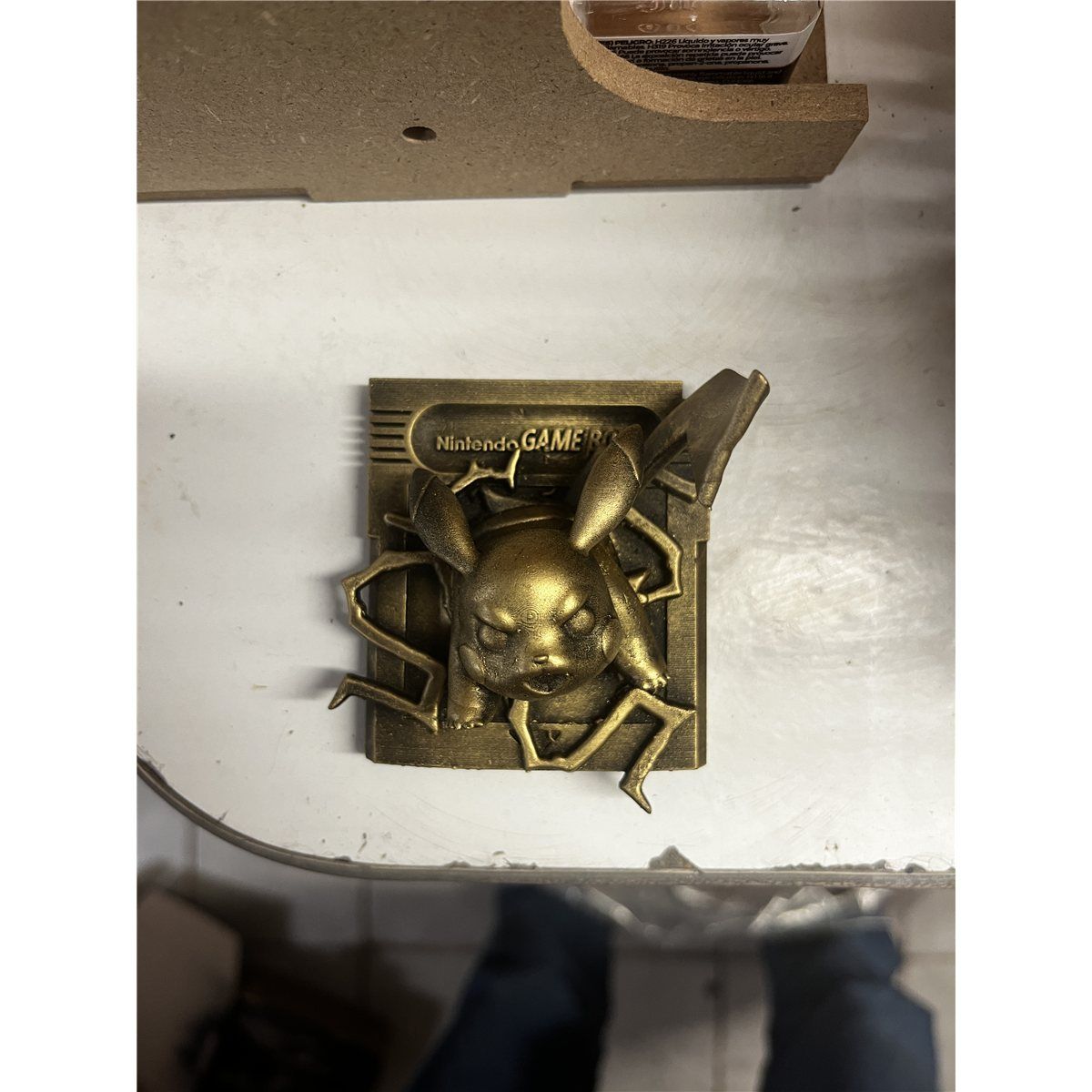 Pikachu - carte en relief Gameboy impression 3D, deco murale geek, cadeau gamer collection, photo 2