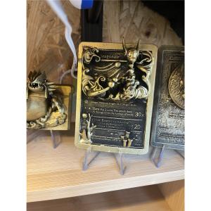 Draco - carte en relief impression 3D, deco murale geek, cadeau gamer collection, photo 3