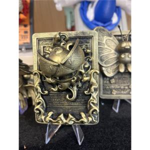 Fantominus - carte en relief edition doree impression 3D, deco murale geek, cadeau gamer collection, photo 4