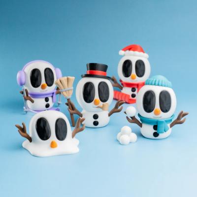 Bonhomme de Neige - décoration de fête imprimée en 3D, idée cadeau — impression 3D par Manu3D