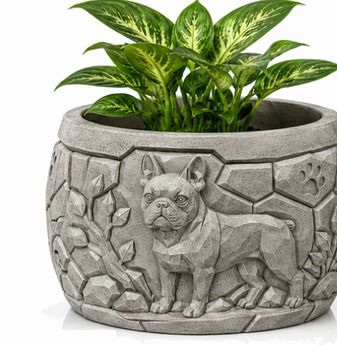Cache-pot Boston Terrier