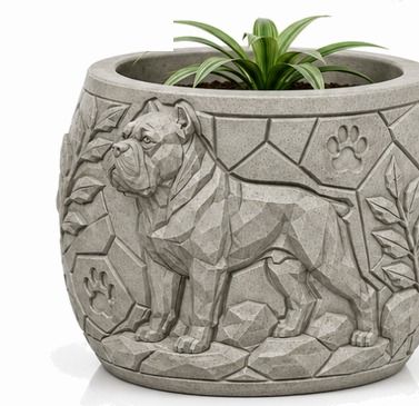 Cache-pot Cane Corso