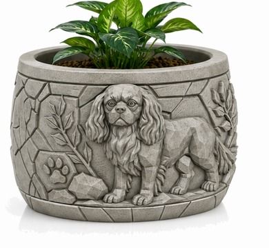 Cache-pot Cavalier King Charles