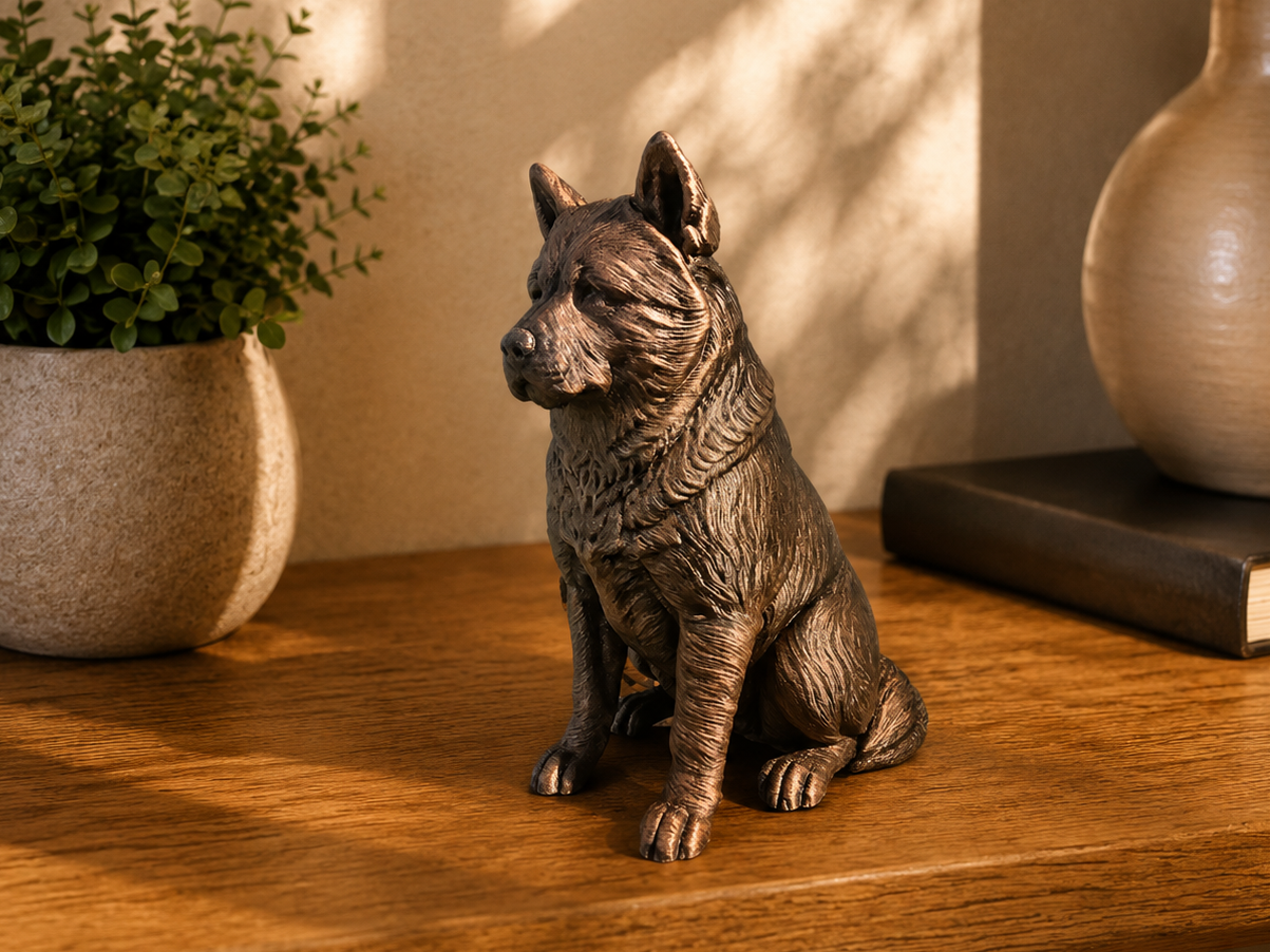 Figurine Akita Assis - Chien de Race — impression 3D pla par Manu3D