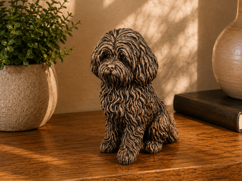 Figurine Bolonka Assise - Chien de Race