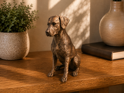 Figurine Dalmatien Assis - Chien de Race — impression 3D pla par Manu3D