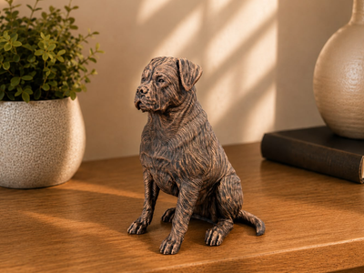 Figurine Rottweiler Assis - Chien de Race — impression 3D pla par Manu3D