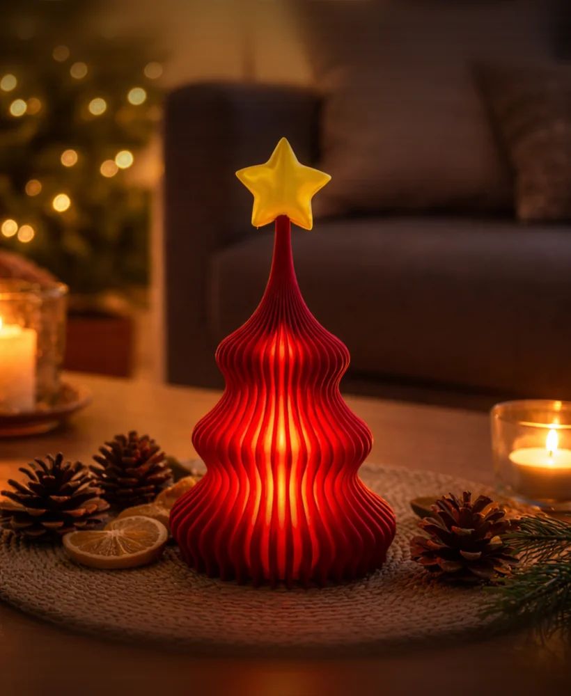 Sapin de Noël - décoration de fête imprimée en 3D, idée cadeau
