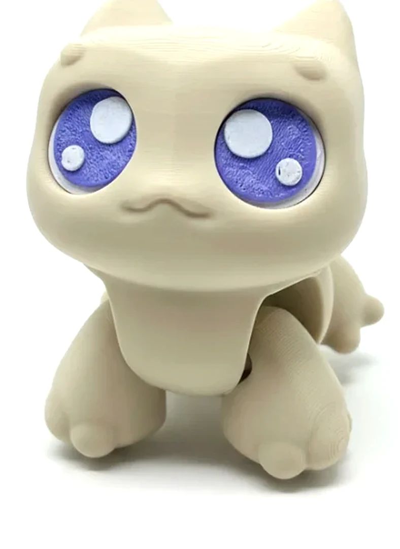 Greky - figurine Monsterini imprimée en 3D, déco kawaii, cadeau — impression 3D par Manu3D