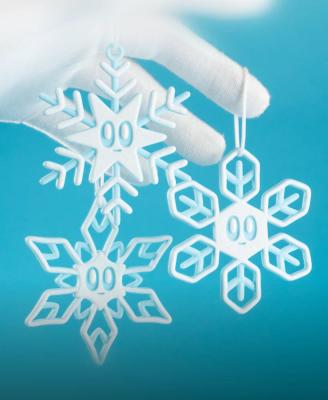 Flocon de Neige - décoration de fête imprimée en 3D, idée cadeau — impression 3D par Manu3D