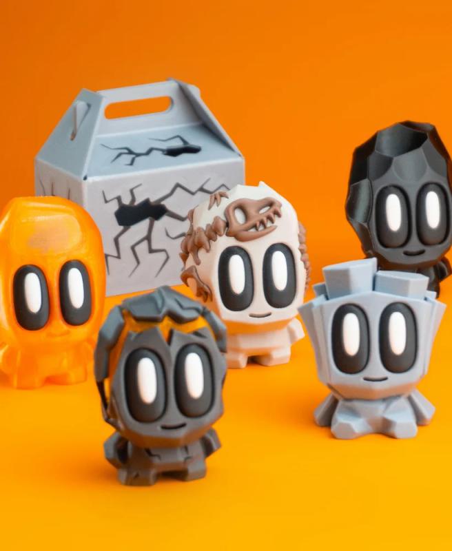 Prehistoric Rock - objet déco design imprimé en 3D, fabriqué en France