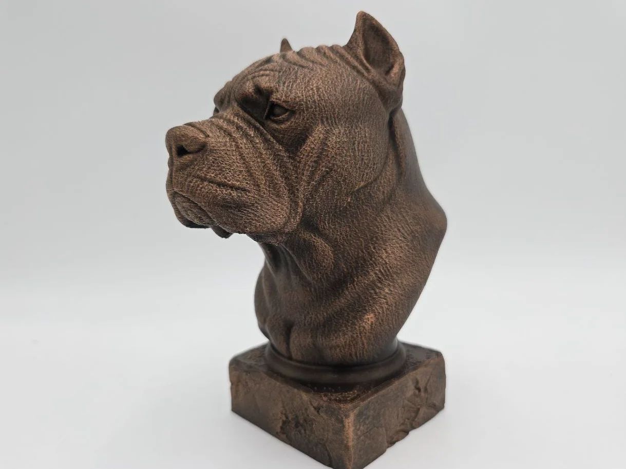 Pitbull - figurine chien imprimée en 3D, cadeau amoureux des chiens