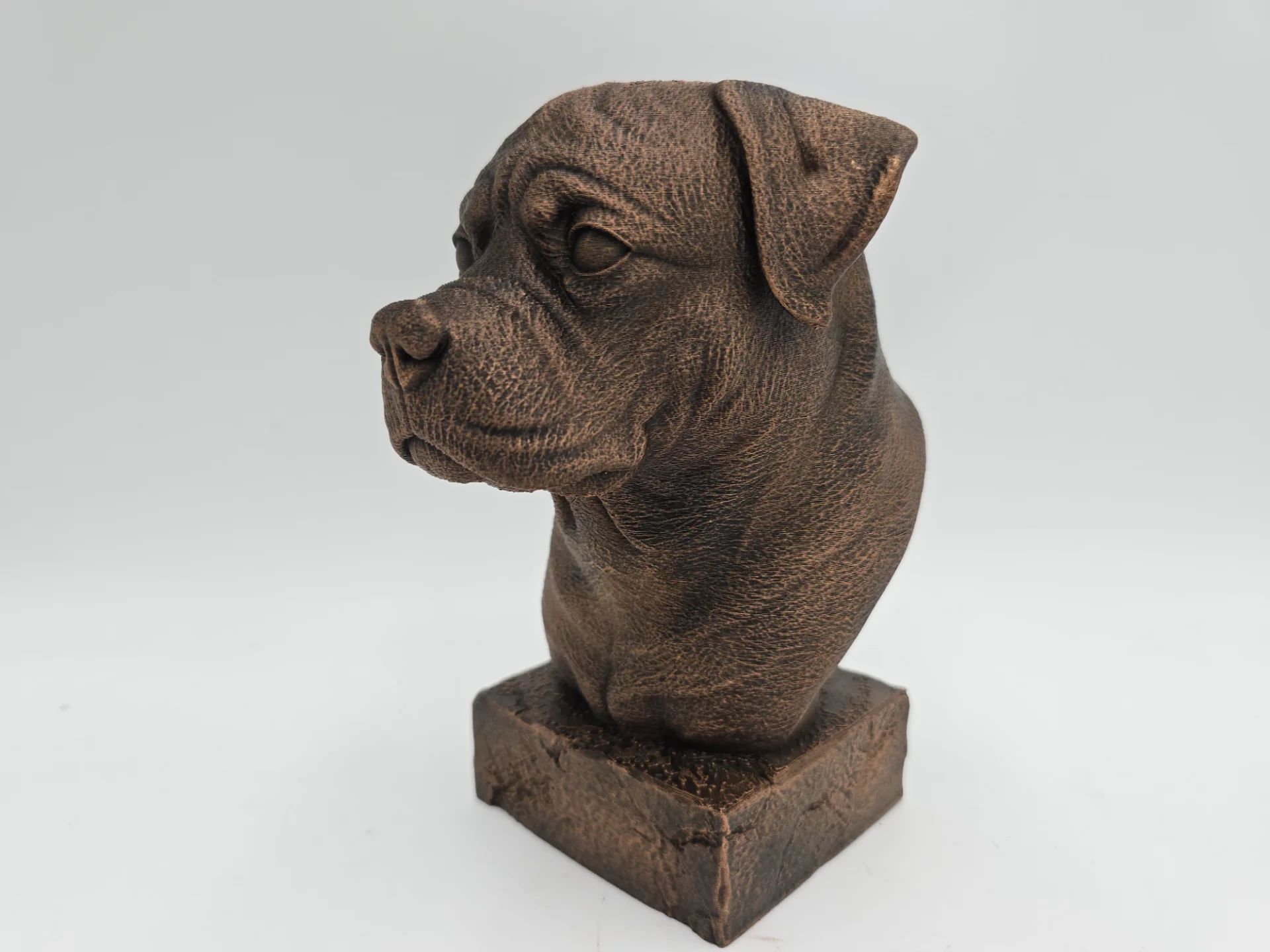 Rottweiler - figurine chien imprimée en 3D, cadeau amoureux des chiens