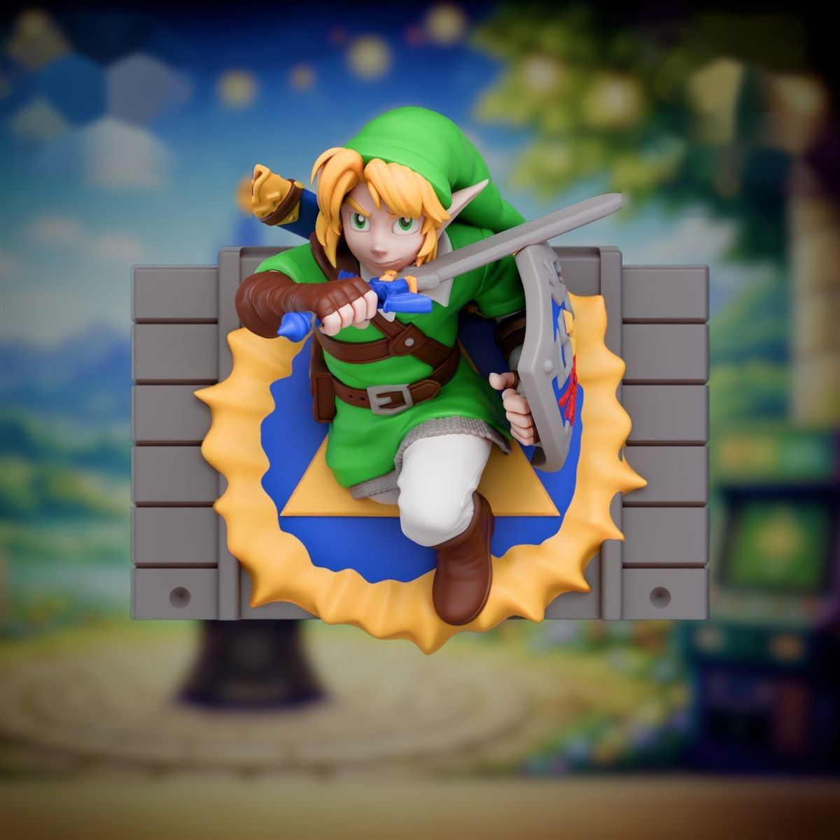 Link - Déco murale cartouche retro impression 3D, deco gaming, cadeau geek collection