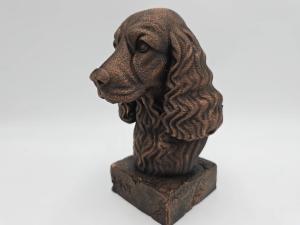 Figurine Cocker Spaniel Assis - Chien de Race, photo 2
