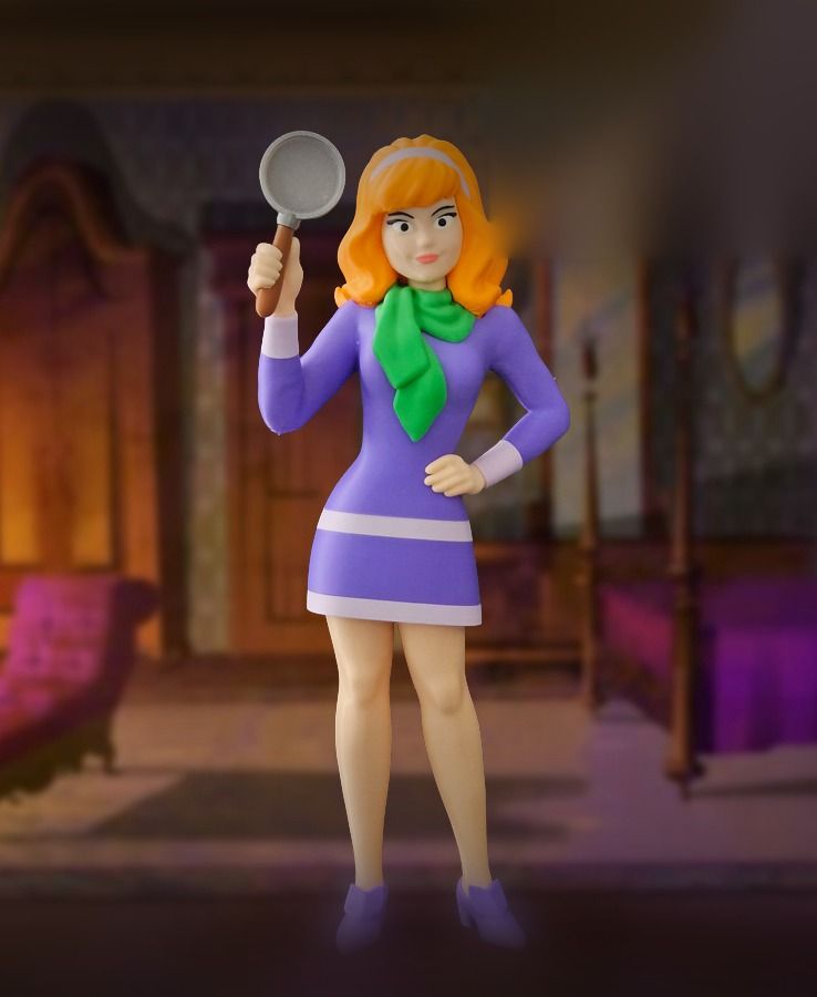 Figurine Daphné Blake (Scooby-Doo) imprimée en 3D multicouleur - assemblée à la main, fabriquée en France