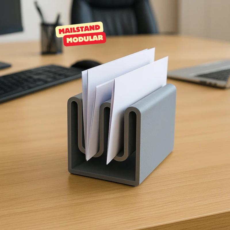 Porte-lettres Modulaire - rangement imprimé en 3D, organisation de bureau