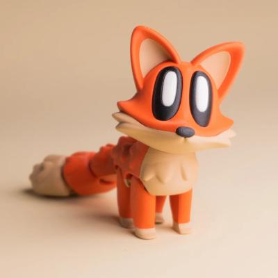 Renard - figurine animal imprimée en 3D, statuette déco — impression 3D par Manu3D