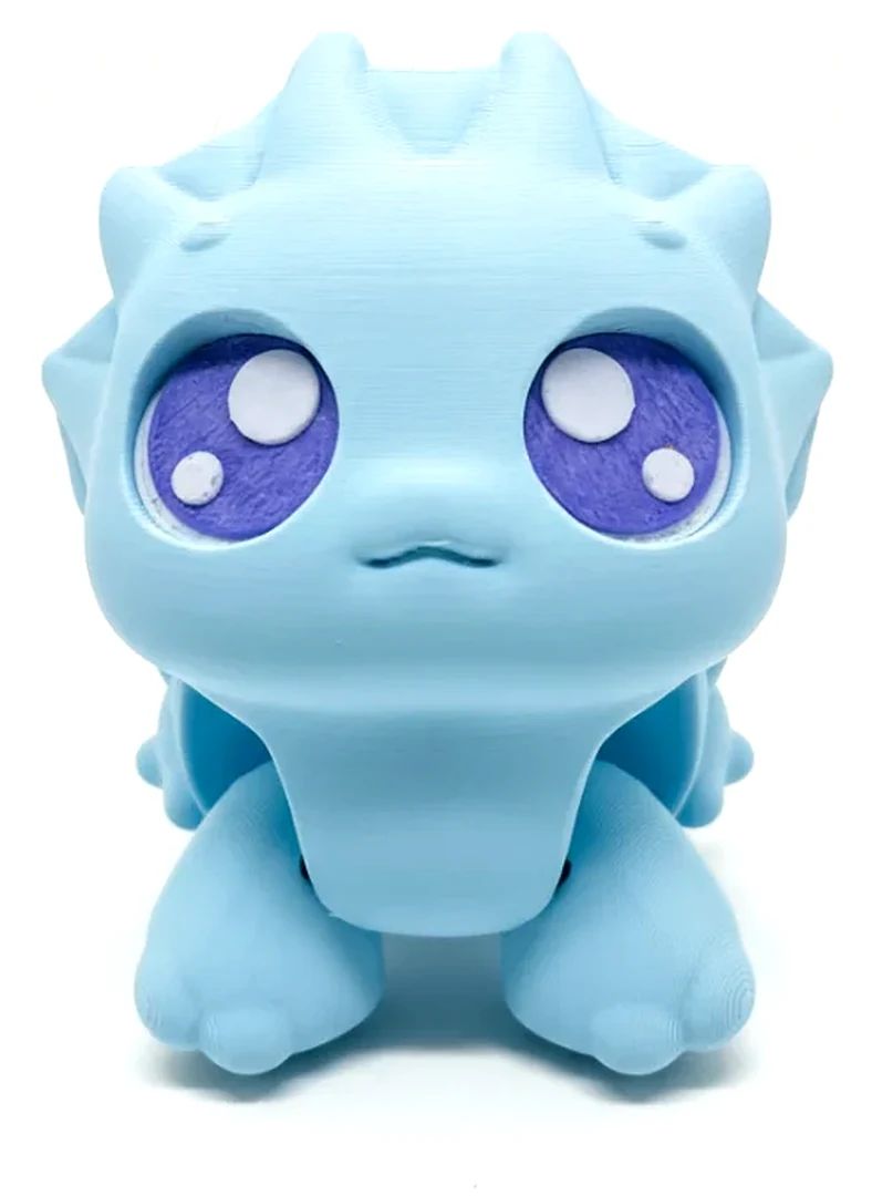 Oky - figurine Monsterini imprimée en 3D, déco kawaii, cadeau — impression 3D pla par Manu3D