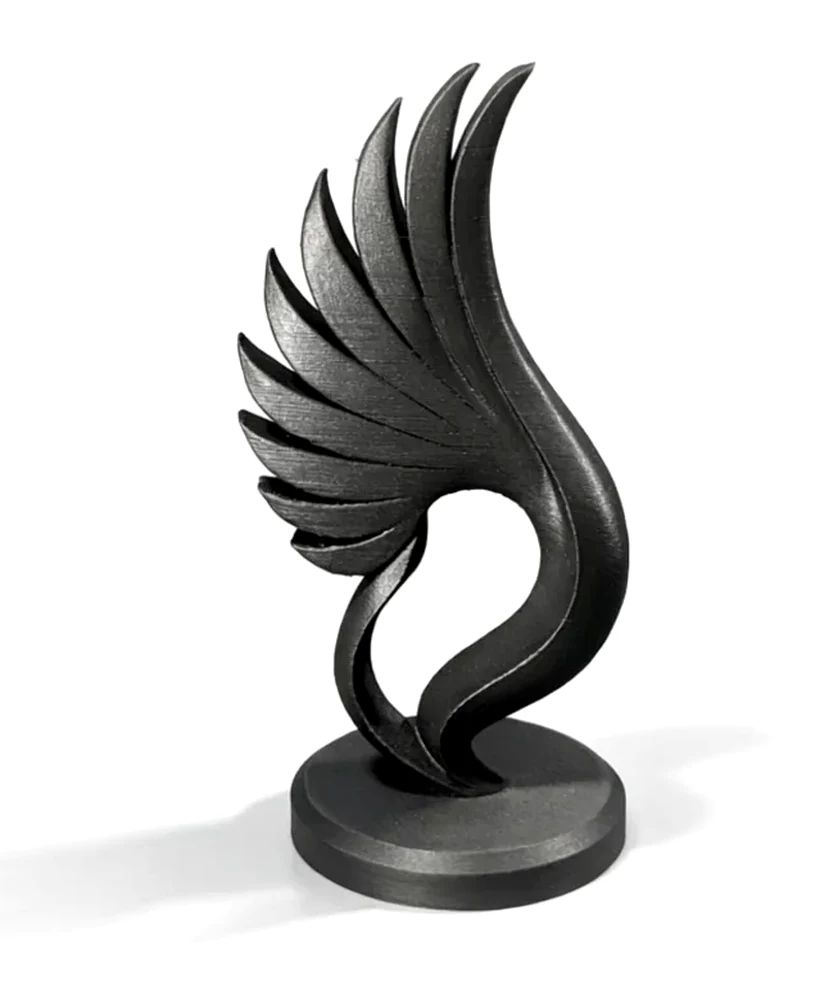 Aile 15 cm - objet déco design imprimé en 3D, fabriqué en France