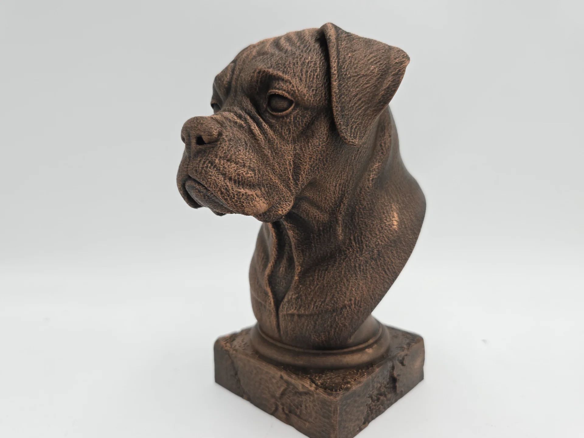 Boxer - figurine chien imprimée en 3D, cadeau amoureux des chiens