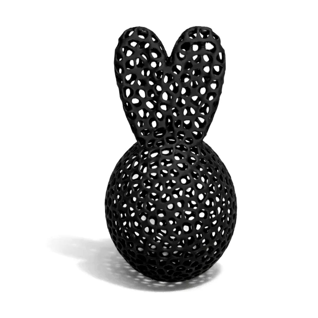 Lapin PLA - figurine animal imprimée en 3D, statuette déco