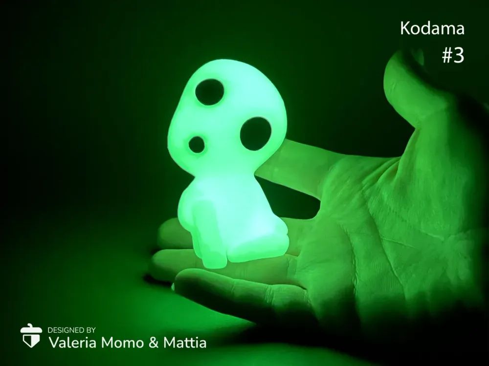 Kodama 3, esprit de la forêt - figurine fan art imprimée en 3D, déco gaming — impression 3D pla par Manu3D