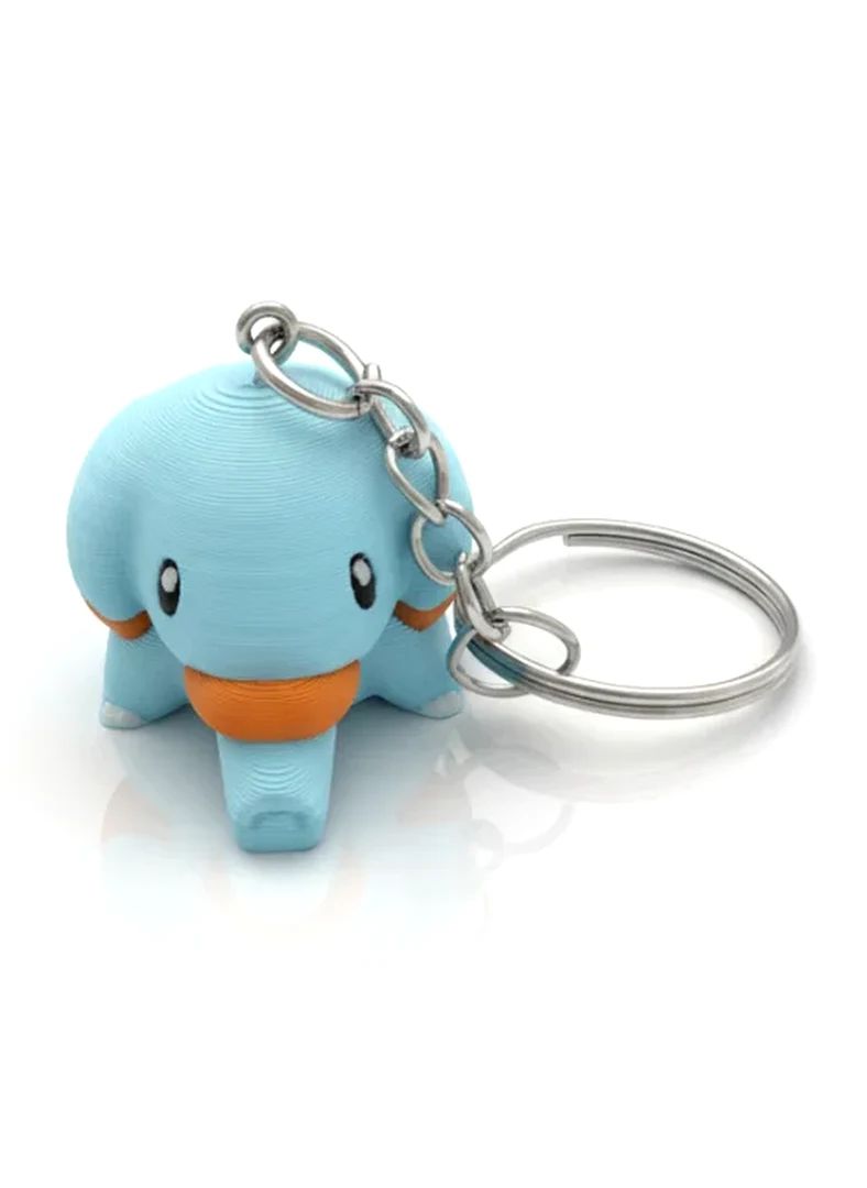 Phanpy - porte-cle impression 3D, accessoire sac, petit cadeau geek — impression 3D par Manu3D