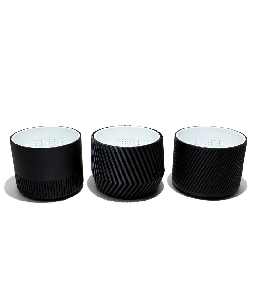 Pots de Fleurs Géométriques - vase imprimé en 3D, décoration intérieure, fabriqué en France